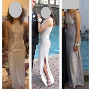 Laundry silver long formal gown size 2P prom